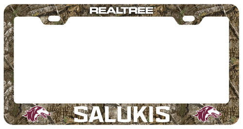Southern Illinois Salukis Officially Licensed Realtree Camo License Plate Frame 