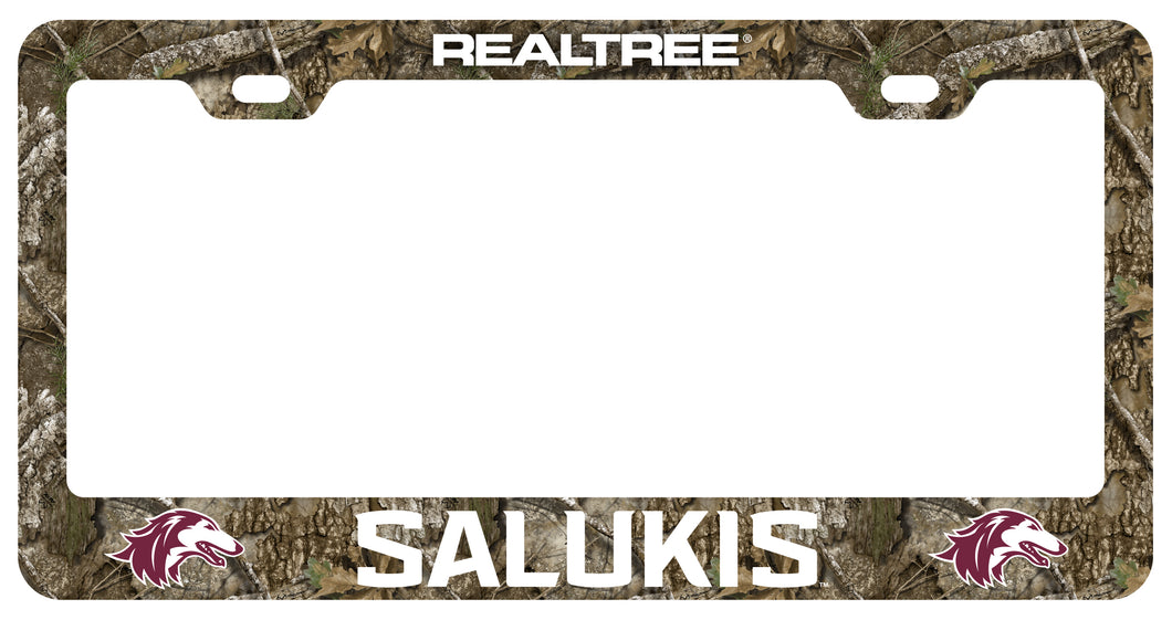 Southern Illinois Salukis Officially Licensed Realtree Camo License Plate Frame 