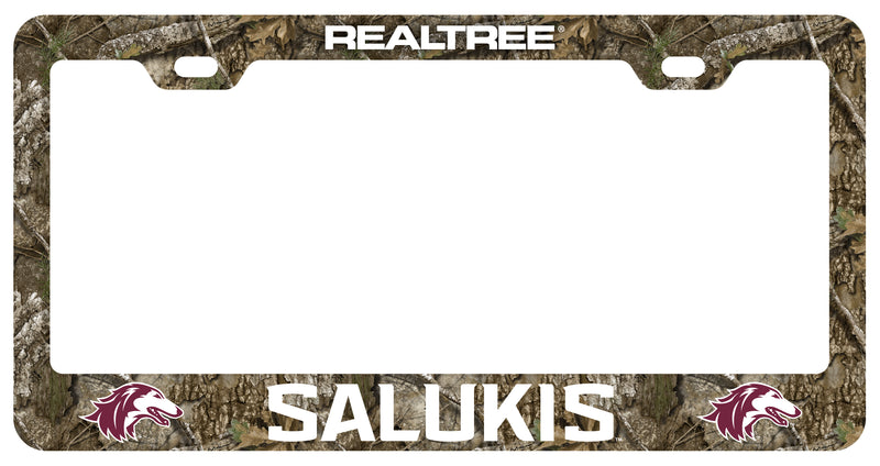 Southern Illinois Salukis Officially Licensed Realtree Camo License Plate Frame 