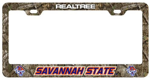Savannah State University Officially Licensed Realtree Camo License Plate Frame 