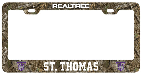 University of St. Thomas Officially Licensed Realtree Camo License Plate Frame 