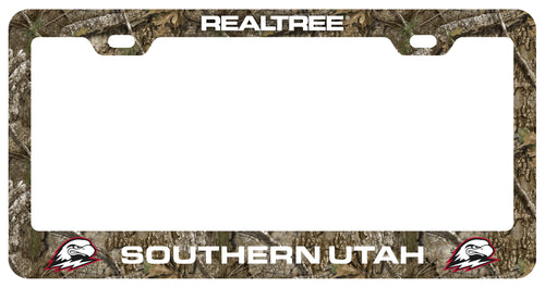 Southern Utah University Officially Licensed Realtree Camo License Plate Frame 