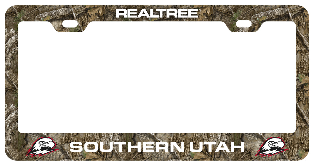 Southern Utah University Officially Licensed Realtree Camo License Plate Frame 