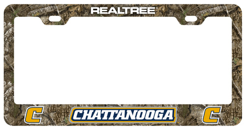 University of Tennessee at Chattanooga Officially Licensed Realtree Camo License Plate Frame 