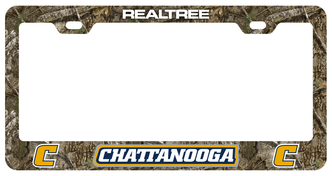 University of Tennessee at Chattanooga Officially Licensed Realtree Camo License Plate Frame 