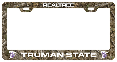 Truman State University Officially Licensed Realtree Camo License Plate Frame 