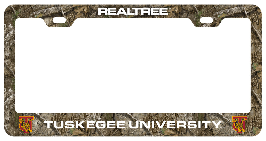 Tuskegee University Officially Licensed Realtree Camo License Plate Frame 