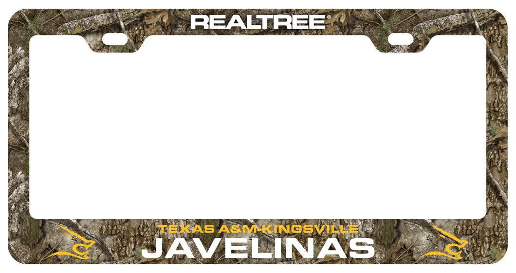 Texas A&M Kingsville Javelinas Officially Licensed Realtree Camo License Plate Frame 