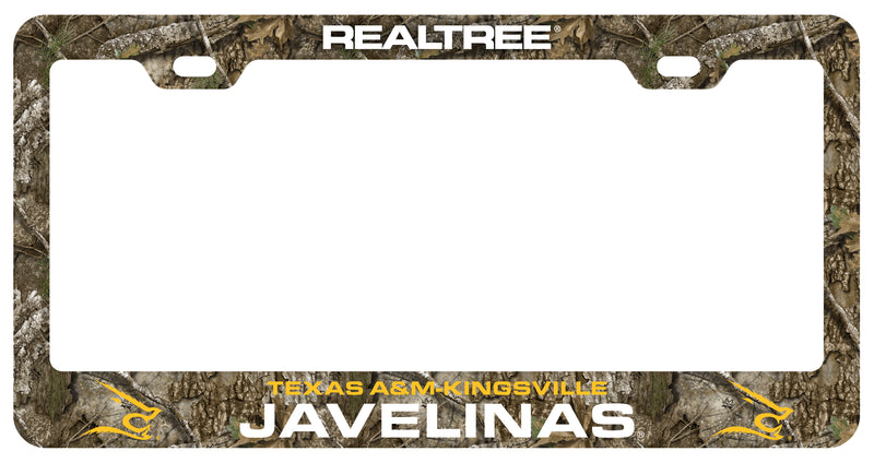 Texas A&M Kingsville Javelinas Officially Licensed Realtree Camo License Plate Frame 