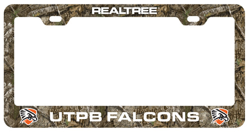 University of Texas of the Permian Basin Officially Licensed Realtree Camo License Plate Frame 