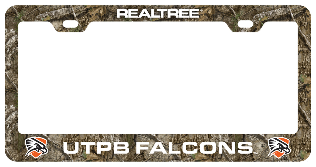 University of Texas of the Permian Basin Officially Licensed Realtree Camo License Plate Frame 
