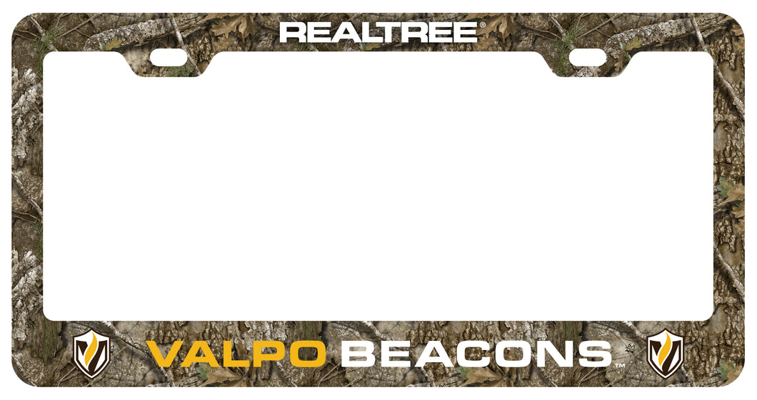 Valparaiso University Officially Licensed Realtree Camo License Plate Frame 