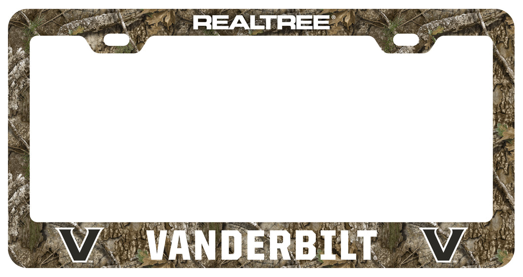 Vanderbilt University Officially Licensed Realtree Camo License Plate Frame 