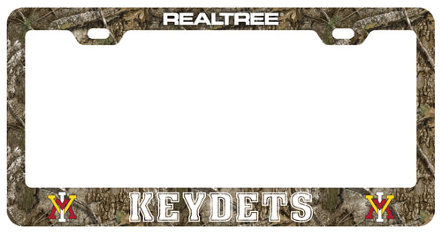 VMI Keydets Officially Licensed Realtree Camo License Plate Frame 