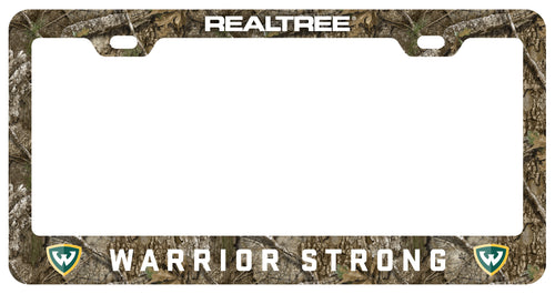 Wayne State Officially Licensed Realtree Camo License Plate Frame 