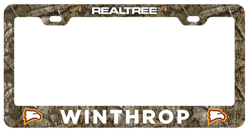 Winthrop University Officially Licensed Realtree Camo License Plate Frame 