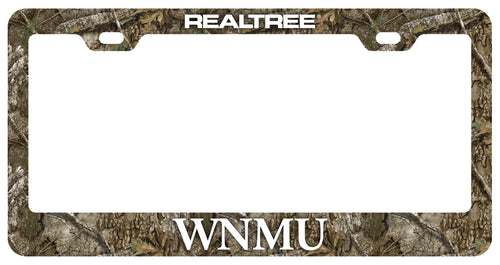 Western New Mexico University Officially Licensed Realtree Camo License Plate Frame 