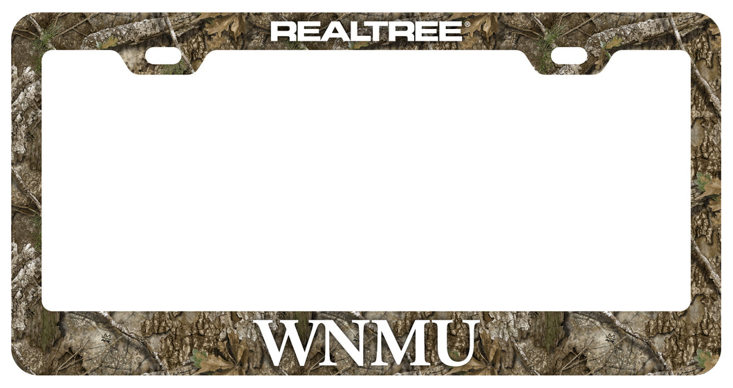 Western New Mexico University Officially Licensed Realtree Camo License Plate Frame 