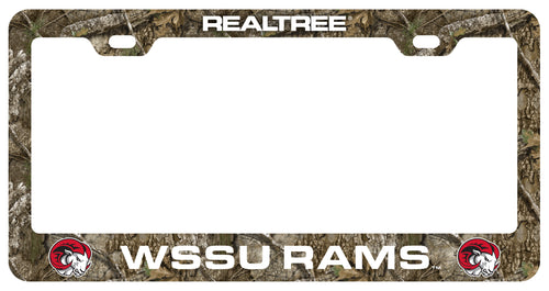 Winston-Salem State Officially Licensed Realtree Camo License Plate Frame 