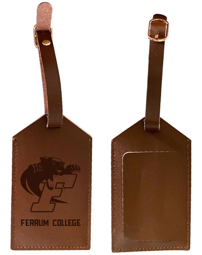 Ferrum College Leather Luggage Tag Engraved Officially Licensed Collegiate Product