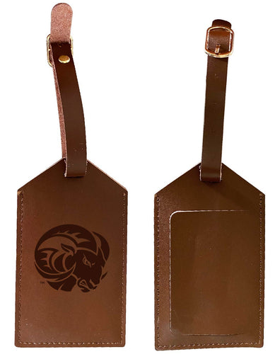 Winston-Salem State Leather Luggage Tag Engraved Officially Licensed Collegiate Product