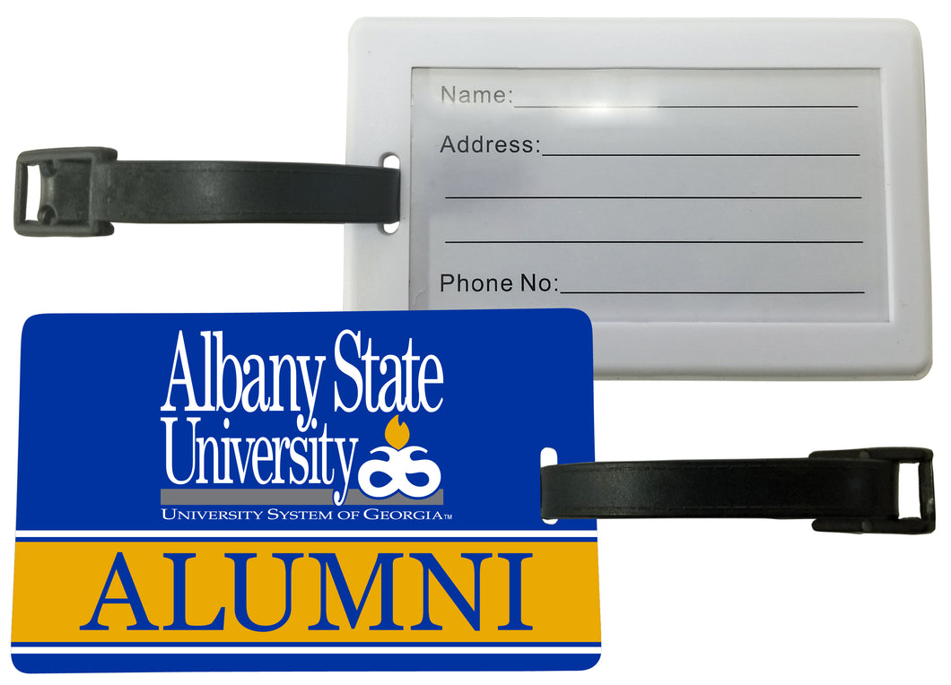 Albany State University Luggage Tag Alumni Design Officially Licensed Single