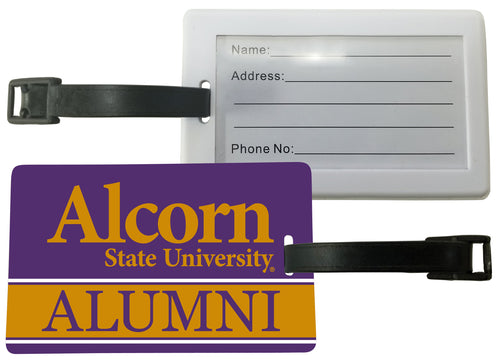 Alcorn State Braves Luggage Tag Alumni Design Officially Licensed Single