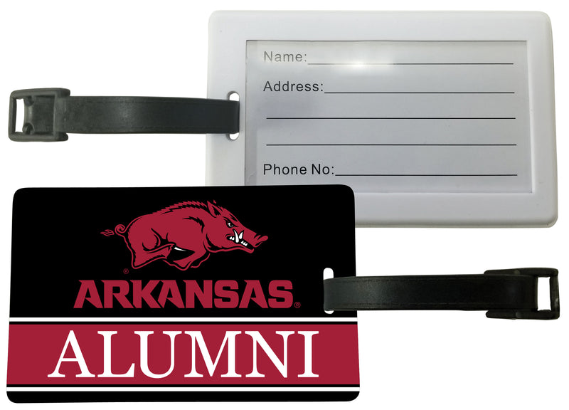 Arkansas Razorbacks Luggage Tag Alumni Design Officially Licensed Single