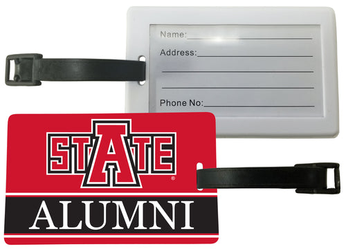 Arkansas State Luggage Tag Alumni Design Officially Licensed 4-Pack