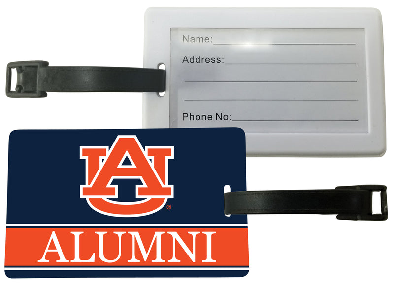 Auburn Tigers Luggage Tag Alumni Design Officially Licensed Single