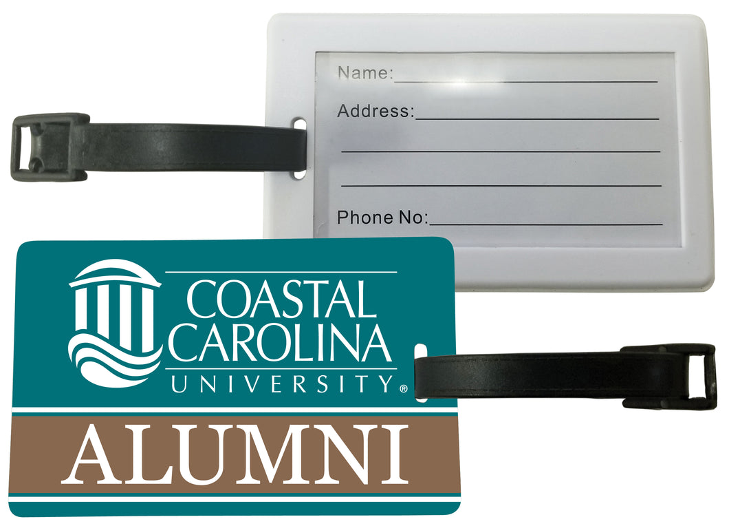 Coastal Carolina University Luggage Tag Alumni Design Officially Licensed Single