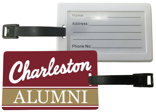 College of Charleston Luggage Tag Alumni Design Officially Licensed Single