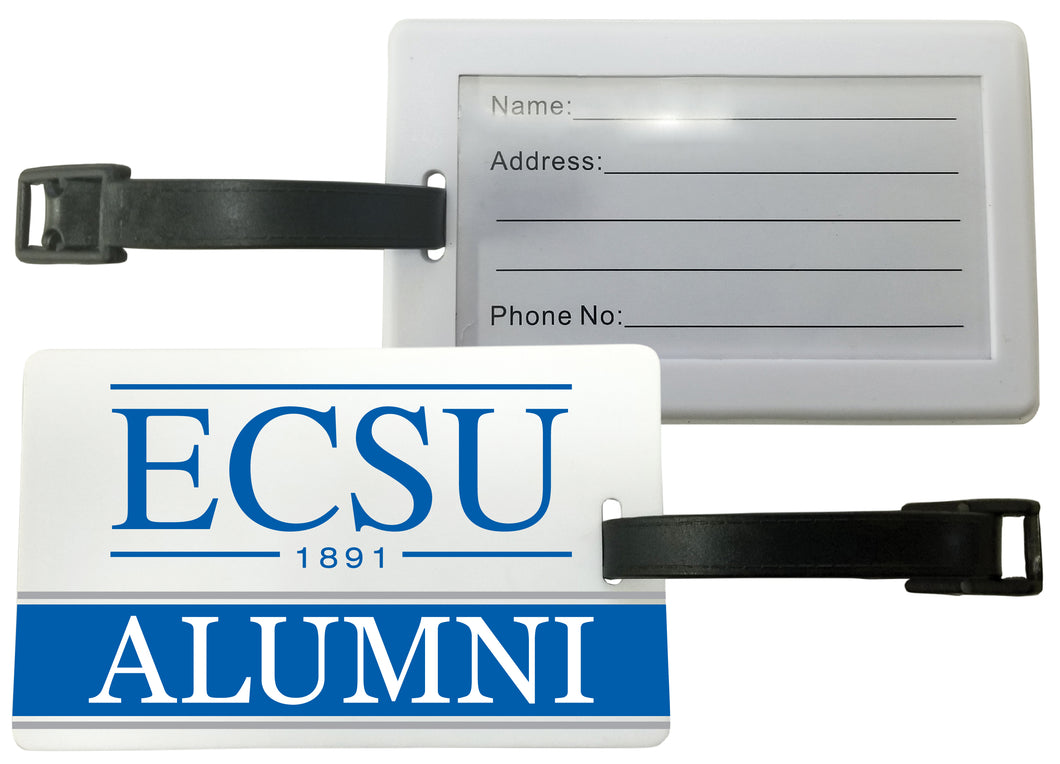Elizabeth City State University Luggage Tag Alumni Design Officially Licensed Single