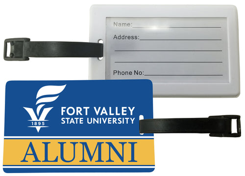 Fort Valley State University Luggage Tag Alumni Design Officially Licensed 4-Pack