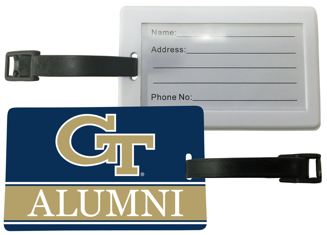 Georgia Tech Yellow Jackets Luggage Tag Alumni Design Officially Licensed Single