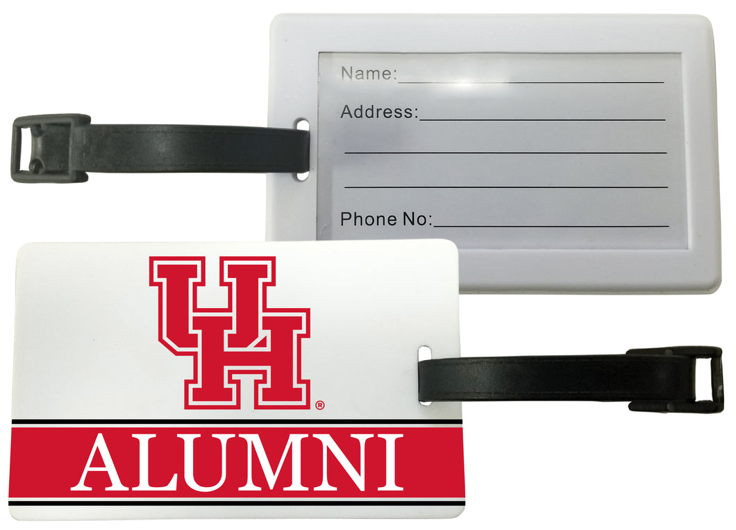 University of Houston Luggage Tag Alumni Design Officially Licensed 2-Pack