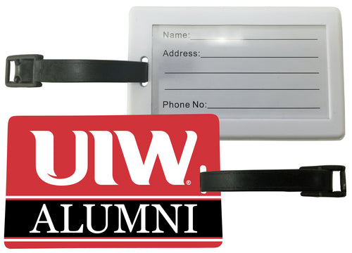 Incarnate Word Cardinals Luggage Tag Alumni Design Officially Licensed 4-Pack