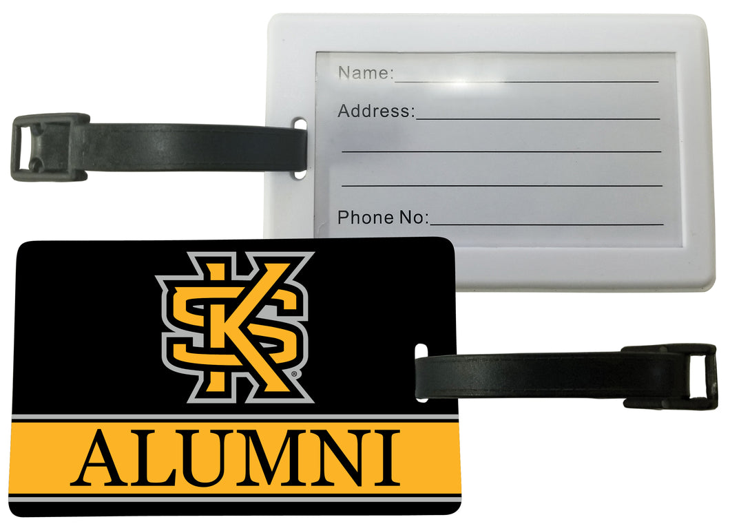Kennesaw State University Luggage Tag Alumni Design Officially Licensed Single