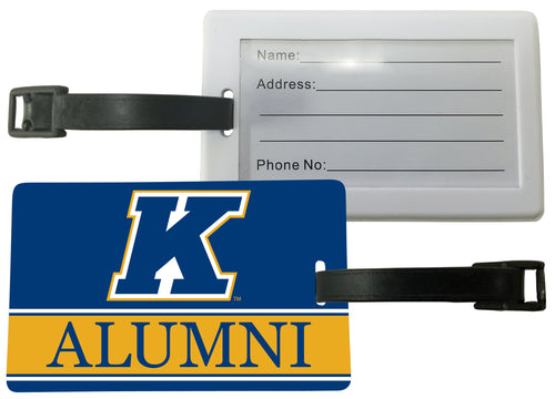 Kent State University Luggage Tag Alumni Design Officially Licensed Single