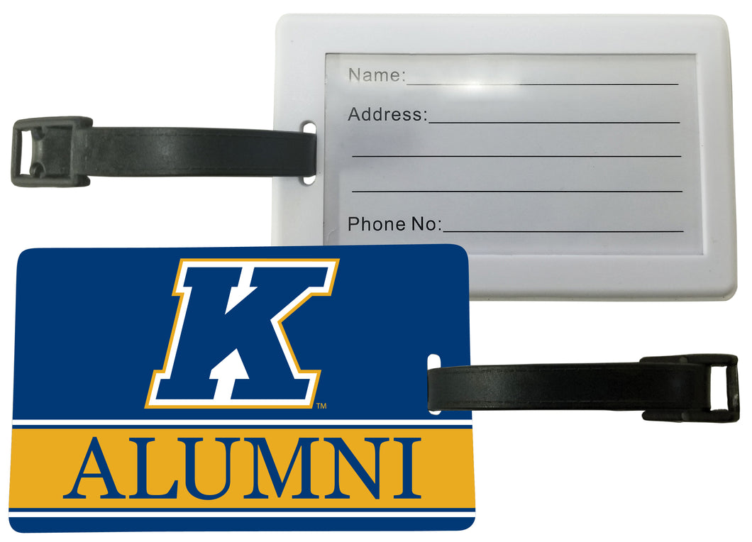 Kent State University Luggage Tag Alumni Design Officially Licensed Single