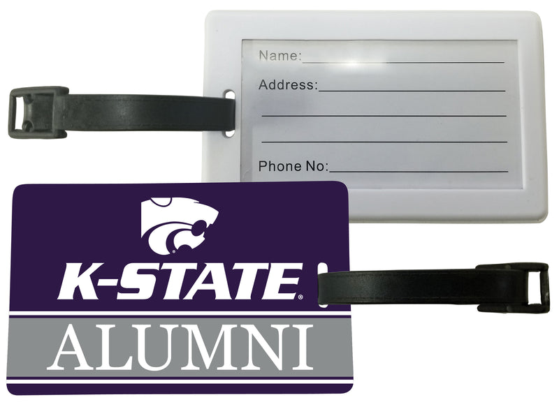 Kansas State Wildcats Luggage Tag Alumni Design Officially Licensed Single