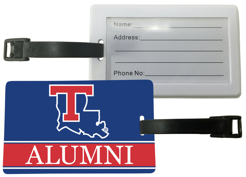 Louisiana Tech Bulldogs Luggage Tag Alumni Design Officially Licensed 2-Pack