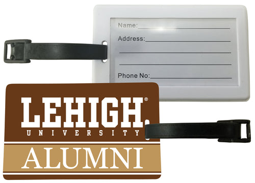Lehigh University Mountain Hawks Luggage Tag Alumni Design Officially Licensed Single