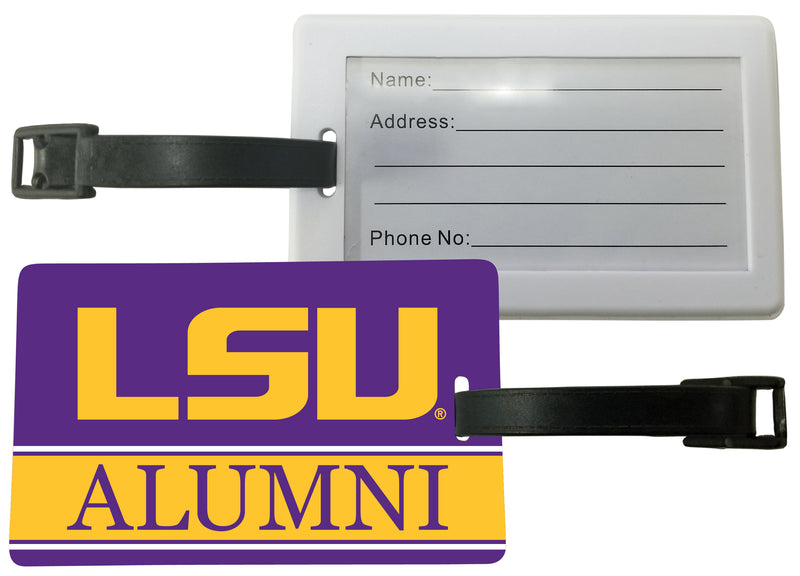 LSU Tigers Luggage Tag Alumni Design Officially Licensed Single