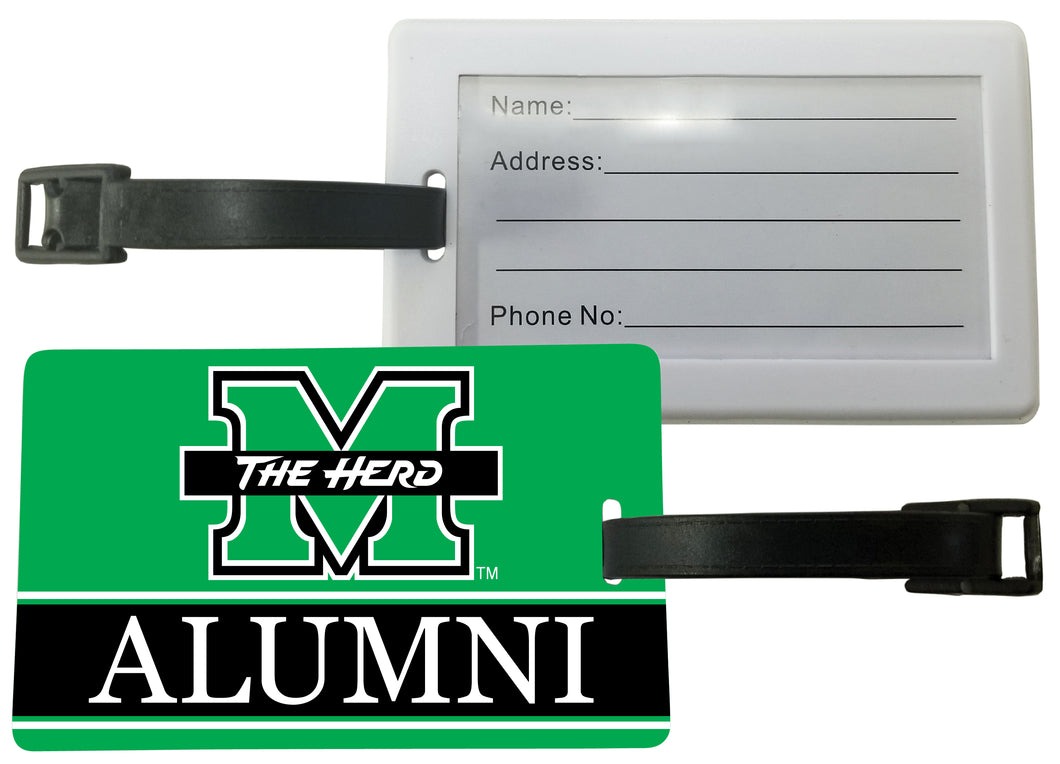 Marshall Thundering Herd Luggage Tag Alumni Design Officially Licensed 2-Pack