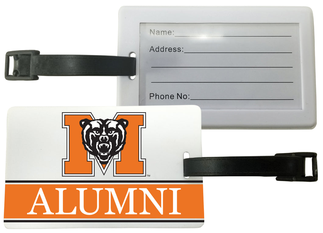 Mercer University Luggage Tag Alumni Design Officially Licensed 4-Pack
