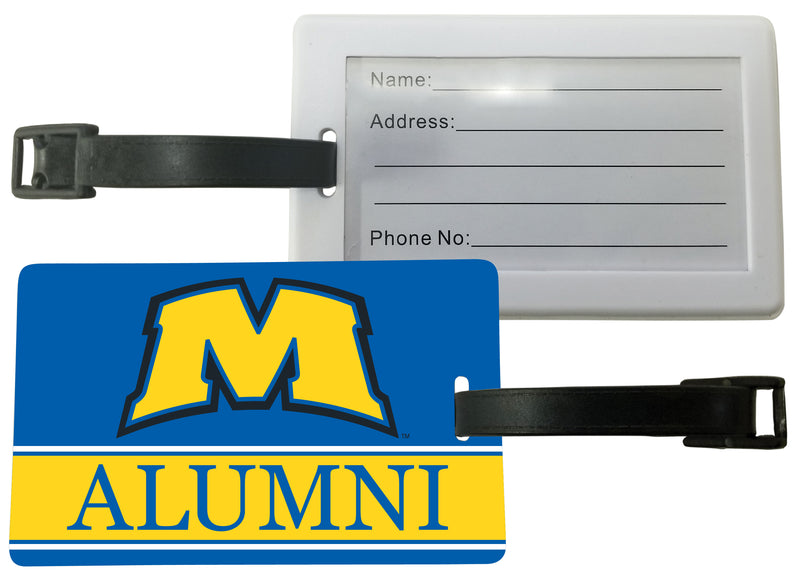 Morehead State University Luggage Tag Alumni Design Officially Licensed 2-Pack
