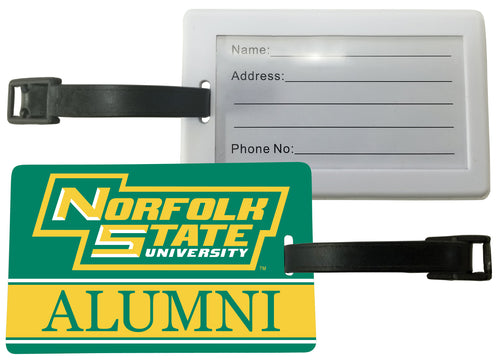 Norfolk State University Luggage Tag Alumni Design Officially Licensed Single