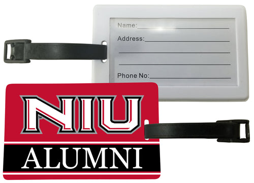 Northern Illinois Huskies Luggage Tag Alumni Design Officially Licensed Single