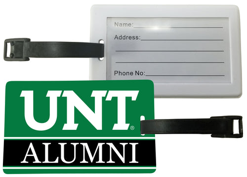 North Texas Luggage Tag Alumni Design Officially Licensed Single
